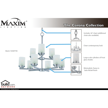 A large image of the Maxim 10206 10206FTSN Special Features Infograph