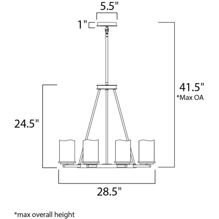 Maxim 21145 A large image of the Maxim 21145 Maxim 21145 Line Drawing