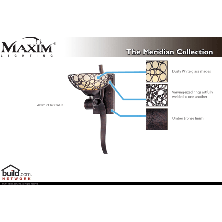 A large image of the Maxim 21348 21348DWUB Special Features Infograph