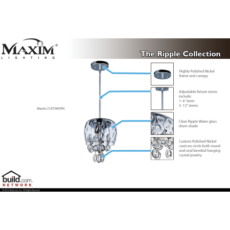 A large image of the Maxim 21473 21473WGPN Special Features Infograph