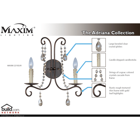 A large image of the Maxim 22192 22192UR Special Features Infograph