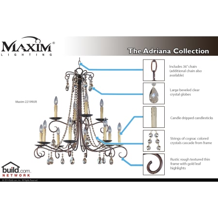 A large image of the Maxim 22199 22199UR Special Features Infograph