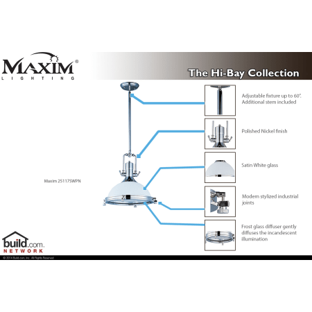 A large image of the Maxim 25117 25117SWPN Special Features Infograph