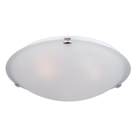 Maxim 2681 A large image of the Maxim 2681 Satin Nickel / Frosted Glass
