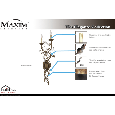 A large image of the Maxim 2858 2858EG Special Features Infograph