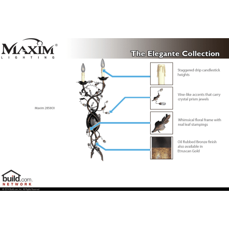 A large image of the Maxim 2858 2858OI Special Features Infograph