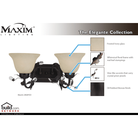 A large image of the Maxim 2864 2864FIOI Special Features Infograph