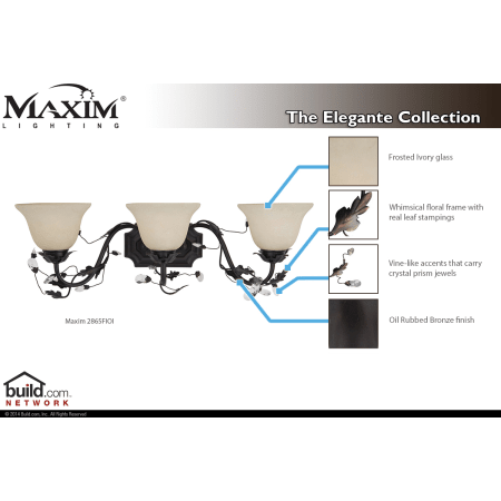 A large image of the Maxim 2865 2865FIOI Special Features Infograph