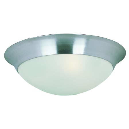 A large image of the Maxim 5851 Satin Nickel / Frosted Glass