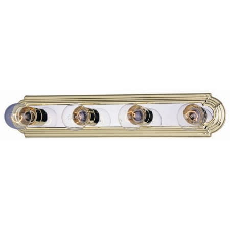 A large image of the Maxim MX 7124 Shown in Polished Brass / Polished Chrome
