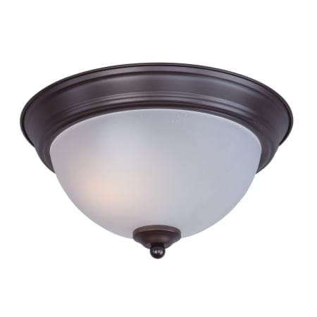 A large image of the Maxim 85840 Oil Rubbed Bronze / Frosted Glass