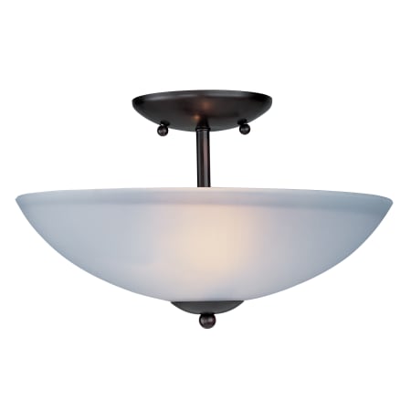A large image of the Maxim 10042 Oil Rubbed Bronze / Frosted Glass