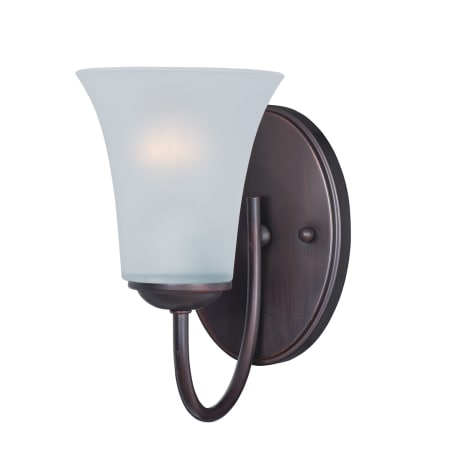A large image of the Maxim 10051 Oil Rubbed Bronze / Frosted Glass