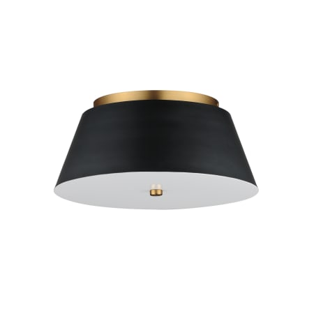 A large image of the Maxim 10719 Black / Natural Aged Brass