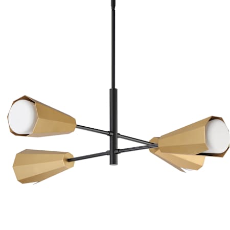 A large image of the Maxim 10815SW Black / Antique Brass