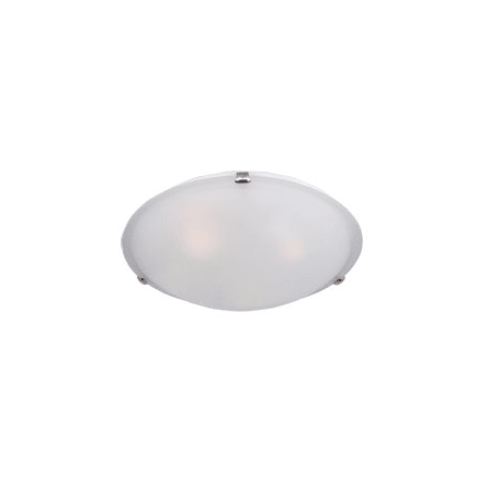 A large image of the Maxim 11060 Satin Nickel / Frosted Glass