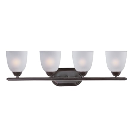 A large image of the Maxim 11314 Oil Rubbed Bronze / Frosted Glass