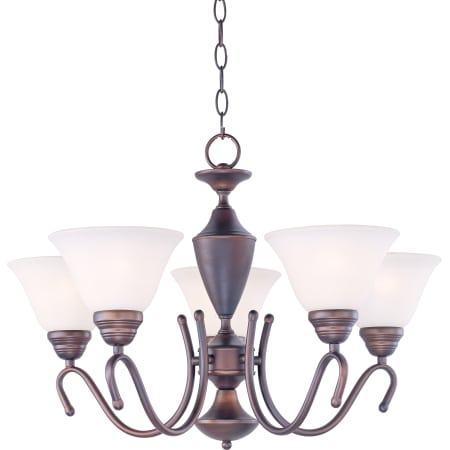 A large image of the Maxim MX 12063 Oil Rubbed Bronze / Wilshire Glass