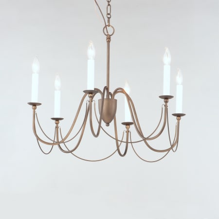Maxim 12166GL Gold Leaf Plumette 6 Light 28 Maxim 12166GL Gold Leaf Plumette 6 Light 28