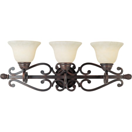 A large image of the Maxim 12213 Oil Rubbed Bronze / Frosted Ivory Glass