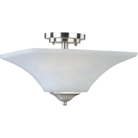 A large image of the Maxim 20091 Satin Nickel / Frosted Glass