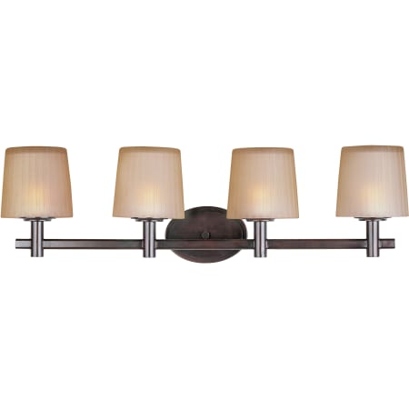 A large image of the Maxim 21514 Oil Rubbed Bronze / Dusty White Glass
