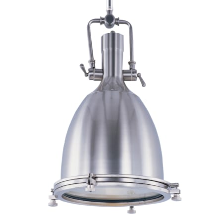 A large image of the Maxim 25104 Satin Nickel / Frosted Glass