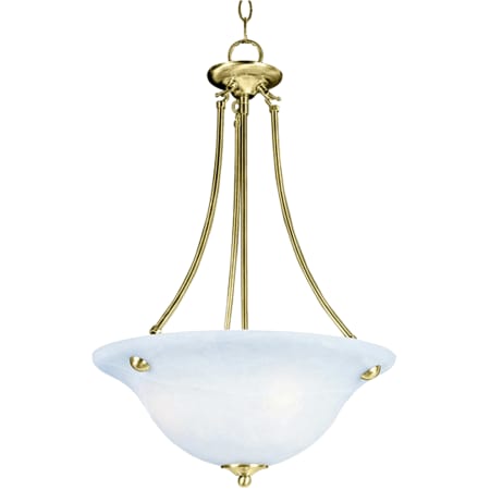 A large image of the Maxim MX 2682-LQ Polished Brass / Marble Glass