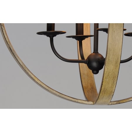 Maxim 27574BWBK Barn Wood / Black Compass 4 Light 23