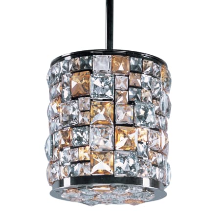 A large image of the Maxim 39793 Luster Bronze / Jewel Crystal Shade