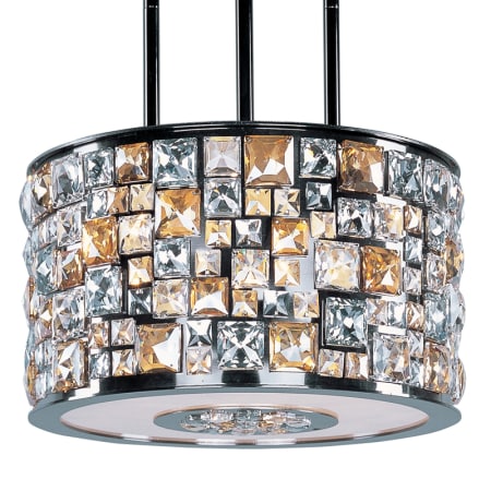 A large image of the Maxim 39795 Luster Bronze / Jewel Crystal Shade