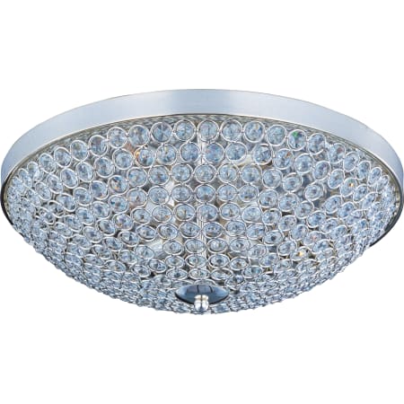 A large image of the Maxim 39871 Plated Silver / Beveled Crystal