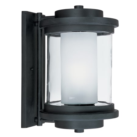A large image of the Maxim 55866 Anthracite / Clear and Frosted Glass