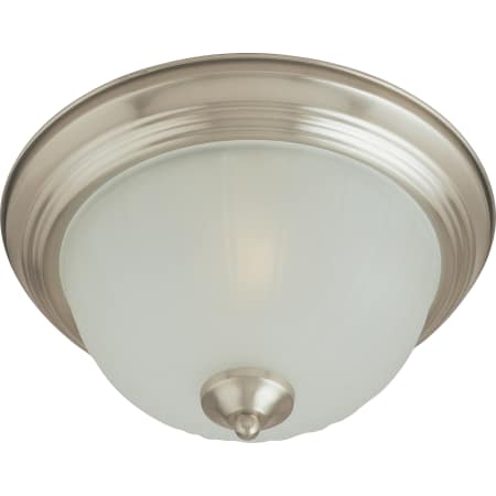 A large image of the Maxim 5830 Satin Nickel / Frosted Glass