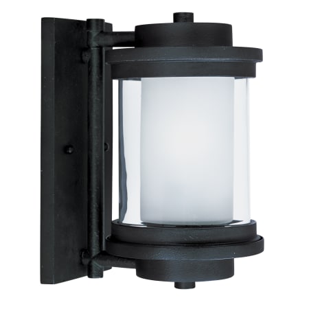 A large image of the Maxim 5862 Anthracite / Clear and Frosted Glass