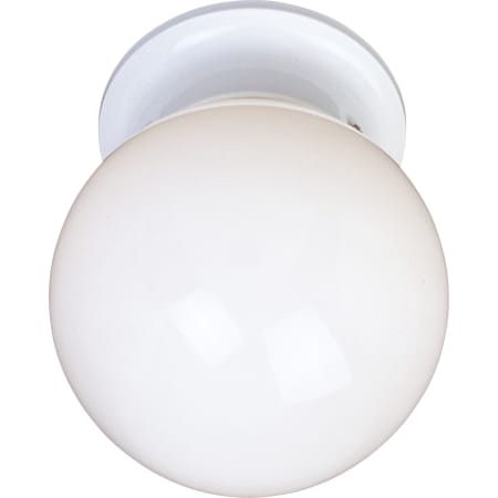 A large image of the Maxim 5889 White / White Glass