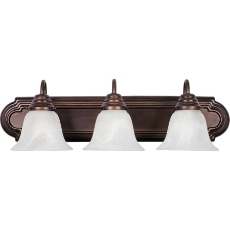 A large image of the Maxim 8013 Oil Rubbed Bronze / Marble Glass