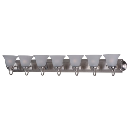 Maxim 8016 A large image of the Maxim 8016 Satin Nickel / Frosted Glass