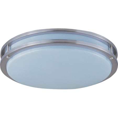 A large image of the Maxim 85544 Satin Nickel / White Acrylic Lens