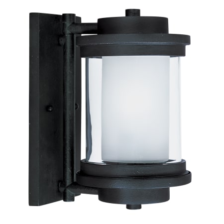 A large image of the Maxim 85862 Anthracite / Clear and Frosted Glass