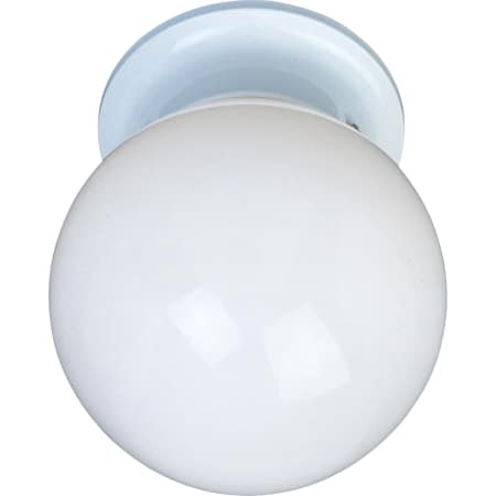 A large image of the Maxim 85889 White / White Glass