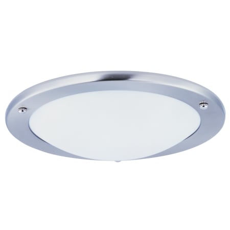 A large image of the Maxim 87554 Satin Nickel / White Glass Diffuser