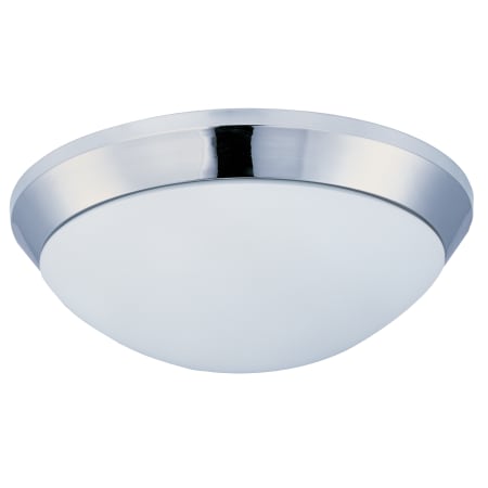 A large image of the Maxim 87566 Polished Chrome / Satin White Glass Diffuser
