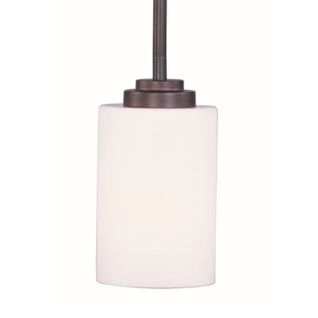A large image of the Maxim 90030 Oil Rubbed Bronze / Satin White Glass
