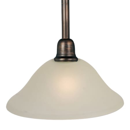 A large image of the Maxim 91062 Oil Rubbed Bronze / Soft Vanilla Glass
