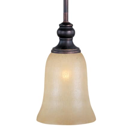 A large image of the Maxim 91305 Oil Rubbed Bronze / Wilshire Glass
