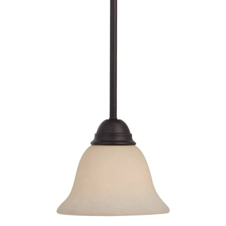 A large image of the Maxim 92200 Oil Rubbed Bronze / Frosted Ivory Glass