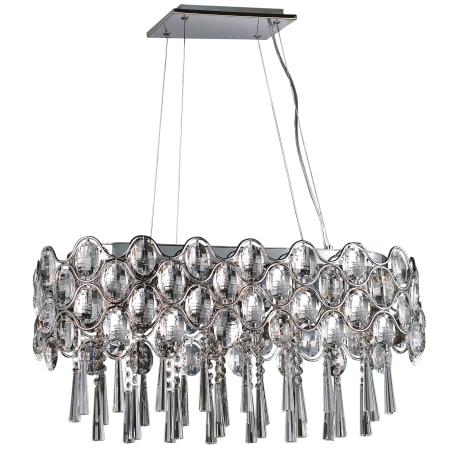 Maxim 39926 A large image of the Maxim 39926 Polished Chrome / Beveled Crystal Glass