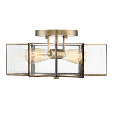 A large image of the Meridian M60021 Natural Brass