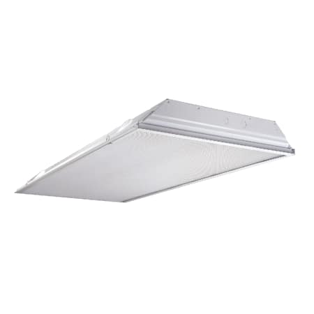 A large image of the Metalux 2GR8-232A125-UNV-EB81-U Baked White Enamel